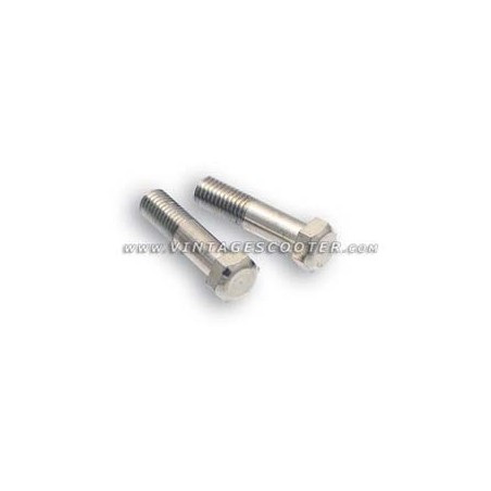 Jeu de boulons nickelés de fixation bras oscillant 125 ACMA 1950-52 